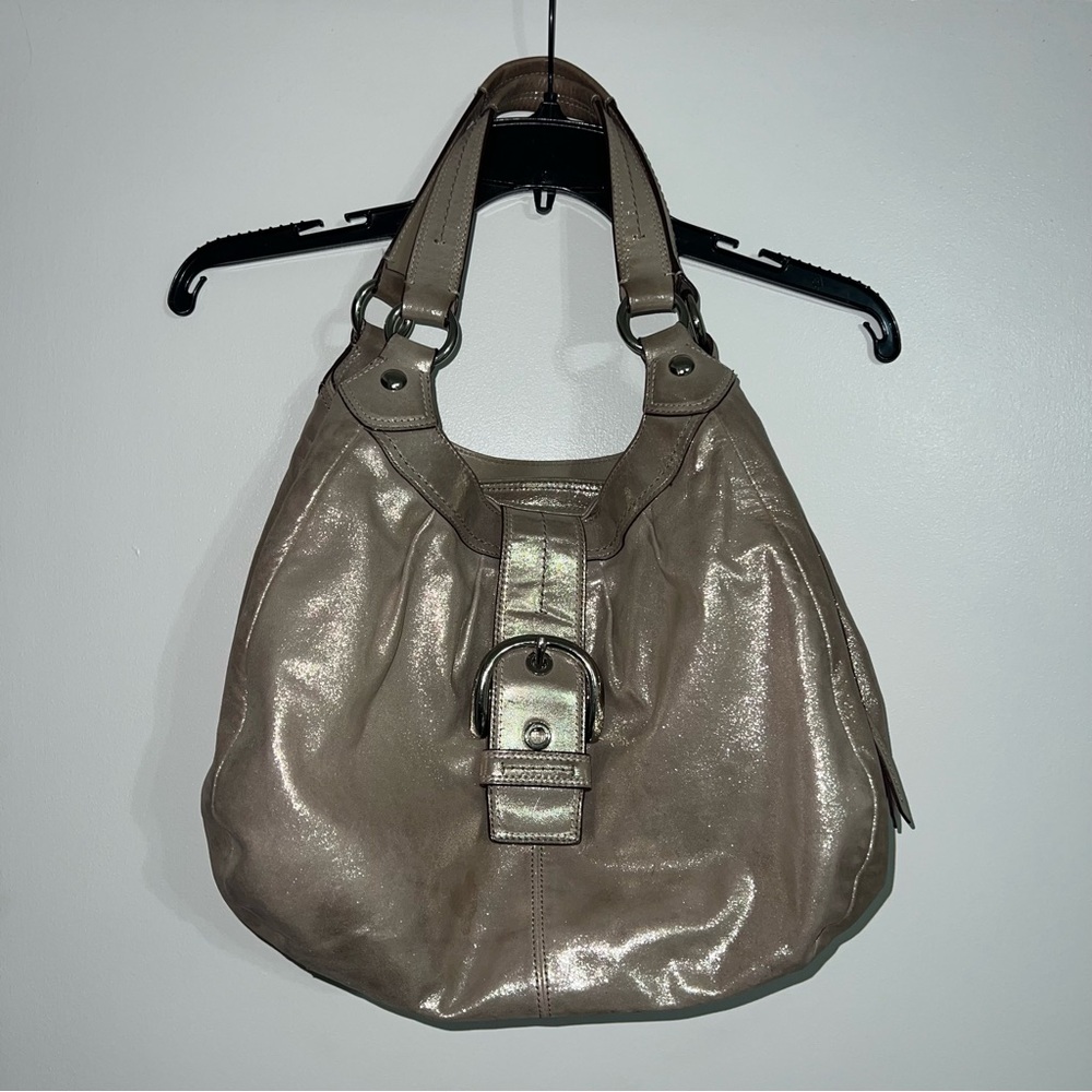 COACH Soho Lynn Metallic Purse